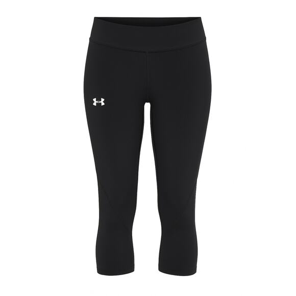 Under Armour HeatGear Black Capri Women’s Athletic Workout Leggings Small - Picture 1 of 8